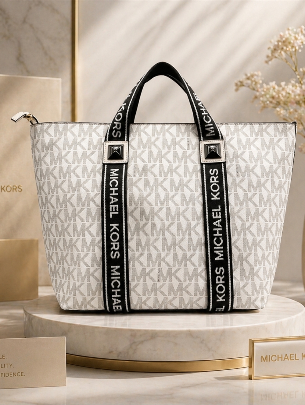 Michael Michael Kors Kallie Medium Convertible Tote. EUC